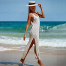 Saída de Praia Vestido Midi em Laise Dara